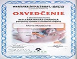 Certifikát - reflexná masáž chodidla