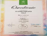 Certifikát - maderoterapia tela